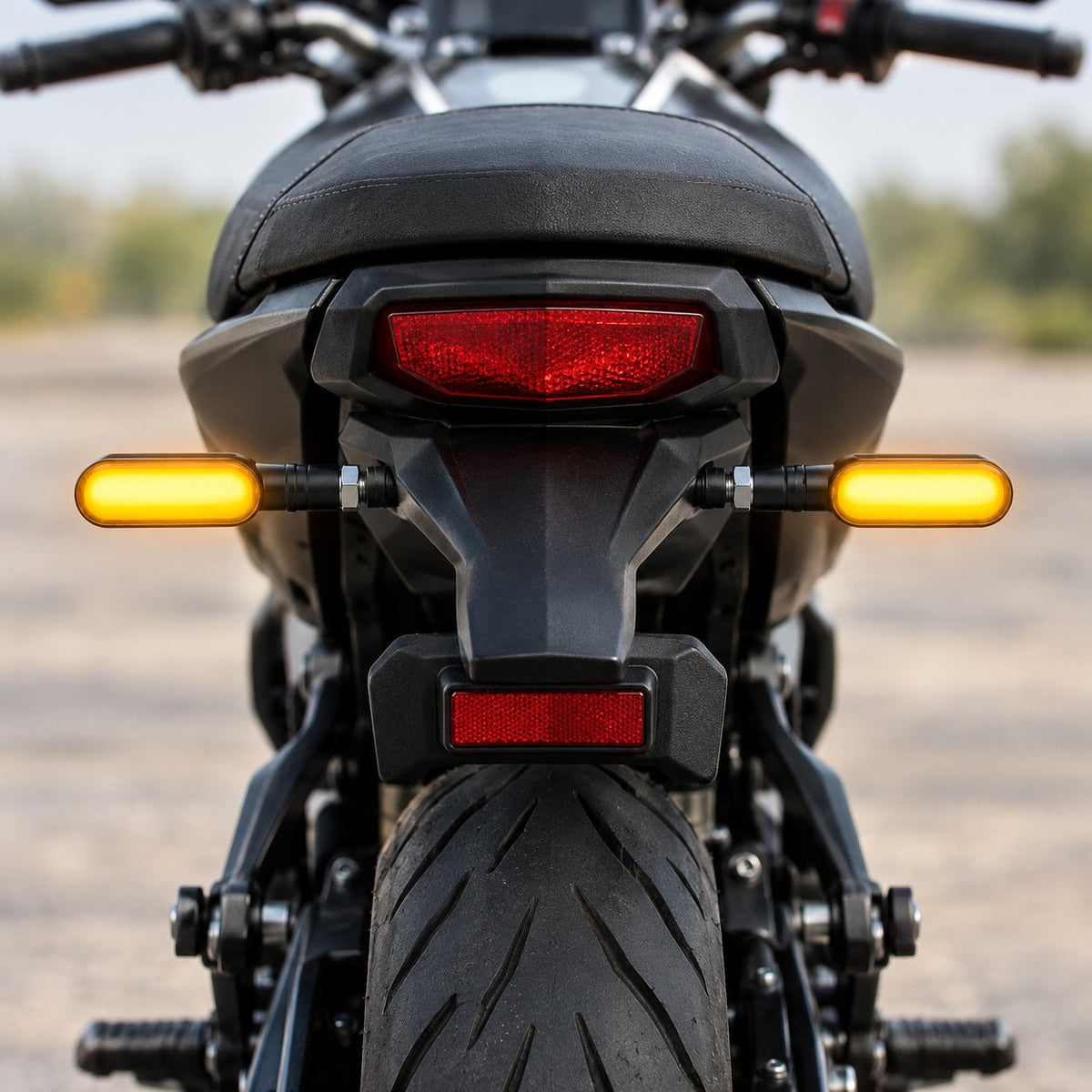 situation — Intermitentes LED para moto con proyección al suelo (par)