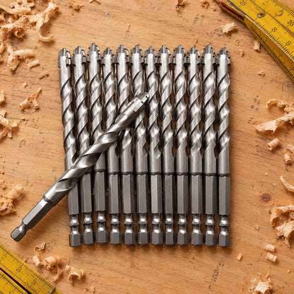 situation — Brocas de carburo de 4 filos con vástago hexagonal – Juego