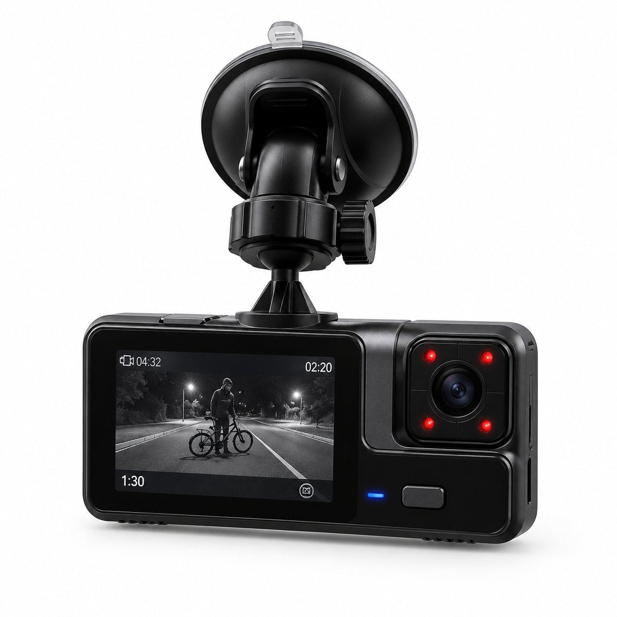 packshot — Cámara de coche 1080P – frontal + interior con visión nocturna