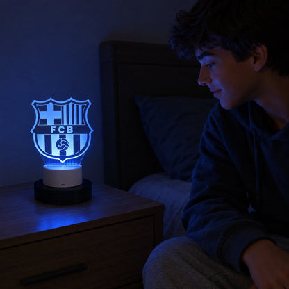 situation — Lámpara LED Escudo Barça – Luz Ambiente de 6 Colores