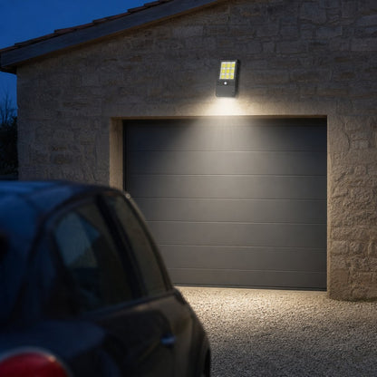 situation — LumiSol™ – Lámpara Solar LED con Sensor de Movimiento, Sin Cables, IP65