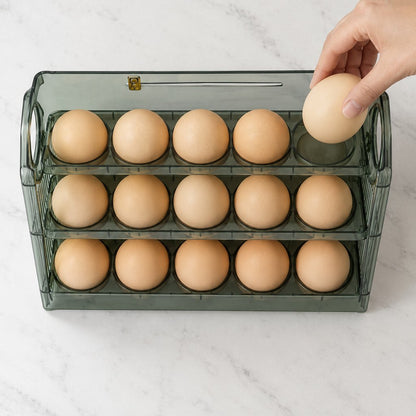situation — OvoStack™ Organizador de Huevos Apilable — Pack de 2
