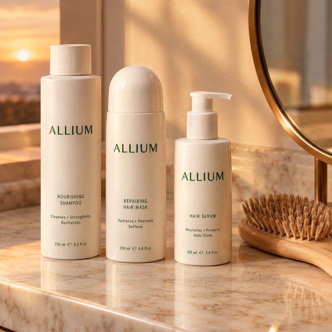 situation — Kit Capilar Fortificante NutriCapil™ con Cebolla – Champú, Mascarilla y Sérum