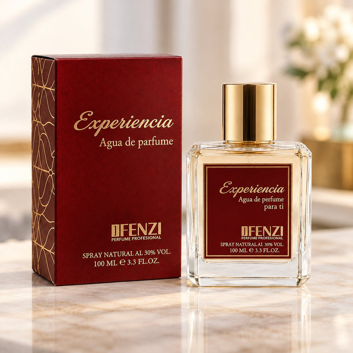 situation — Esencia Ámbar™ – Perfume 100 ml de azafrán, jazmín y ámbar gris + atomizador de viaje de regalo
