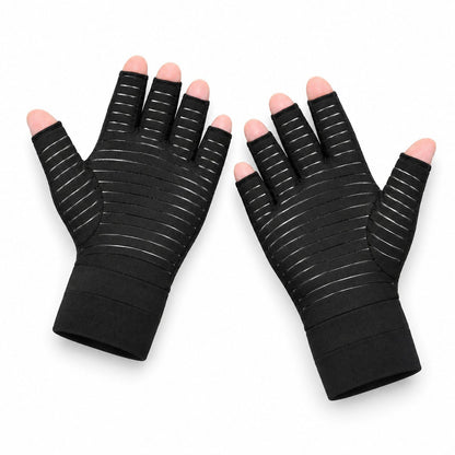 packshot — ManoSuave™ – Guantes de Compresión sin Dedos (Par)