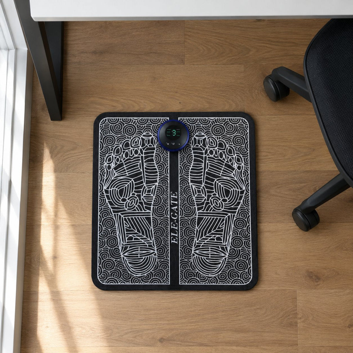 situation — Alfombrilla Masajeadora EMS para Pies – Fina, Plegable y con Mando
