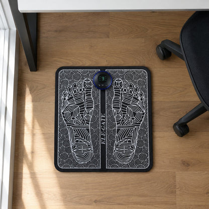 situation — Alfombrilla Masajeadora EMS para Pies – Fina, Plegable y con Mando