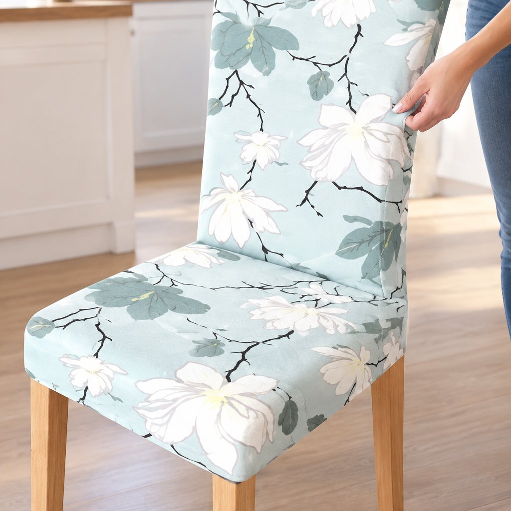 situation — Funda Elástica para Silla de Comedor – Estampado Magnolia