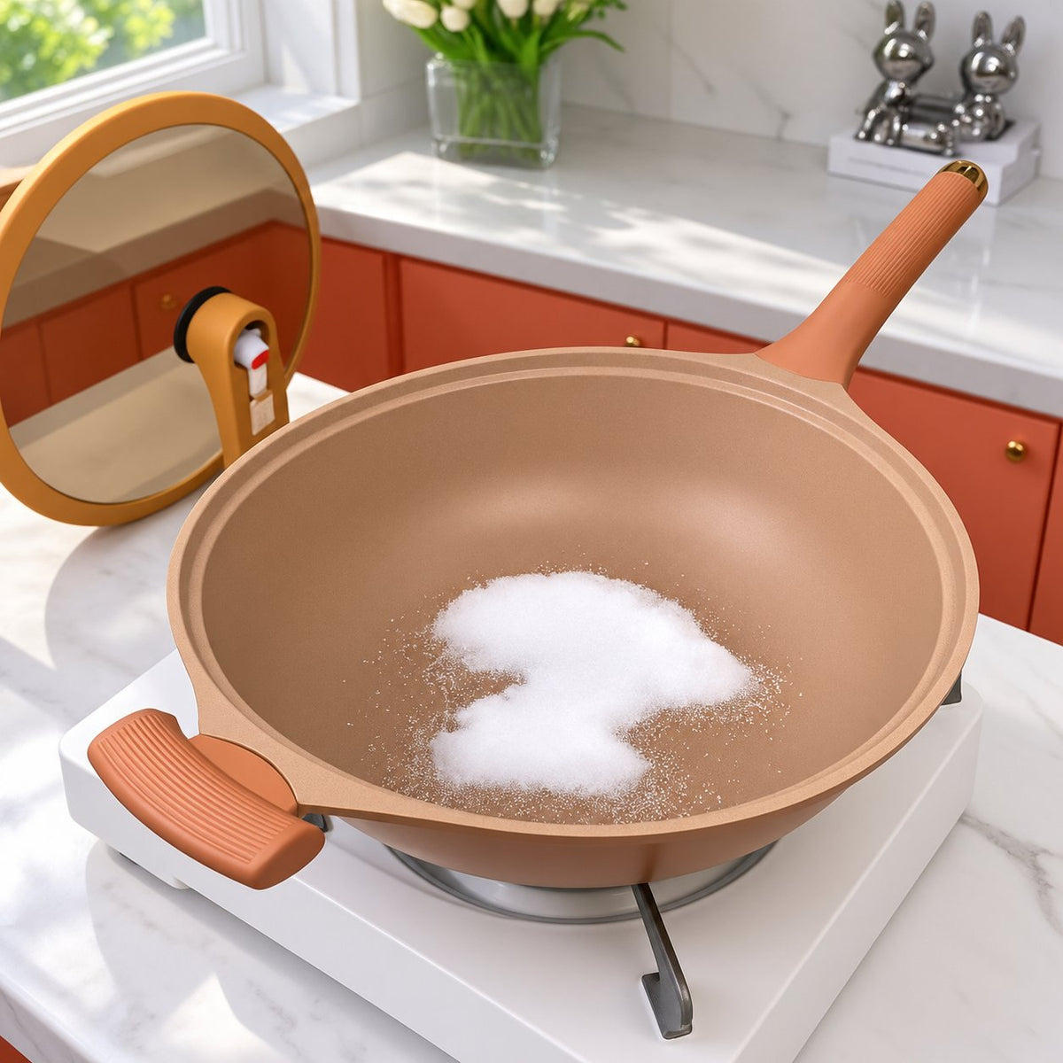 situation — Wok Antiadherente Efecto Arcilla 32 cm