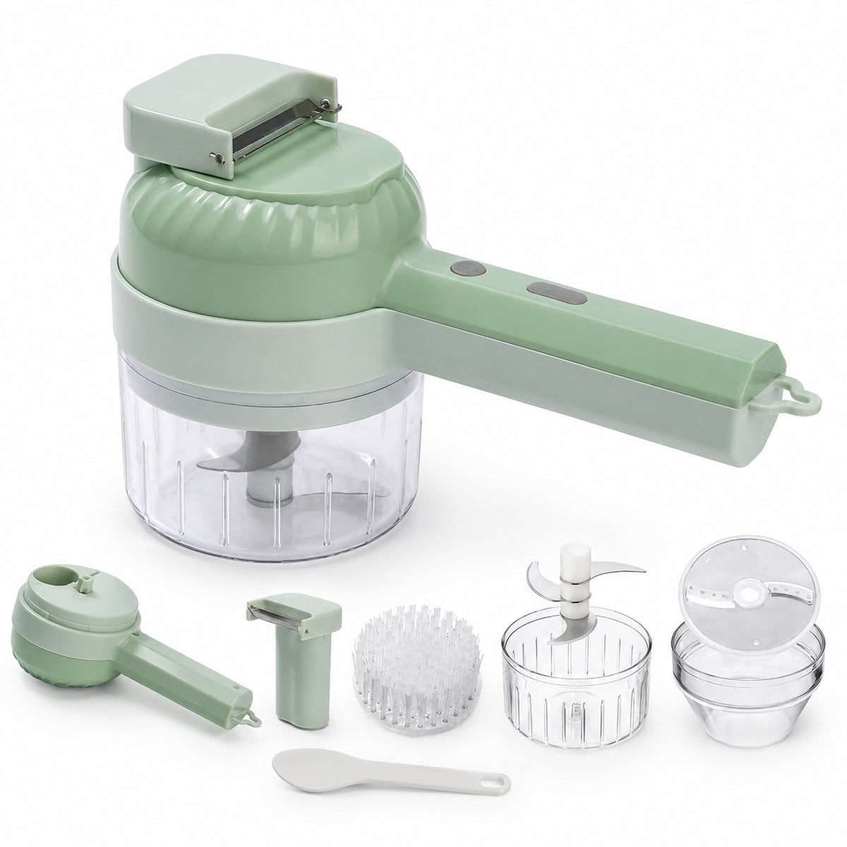 packshot — Cortador Eléctrico de Verduras 4 en 1 – Inalámbrico y Recargable