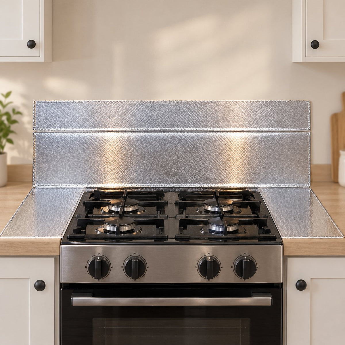 situation — Lámina Adhesiva de Aluminio Antigrasa para Cocina – Rollo 60 cm × 5 m