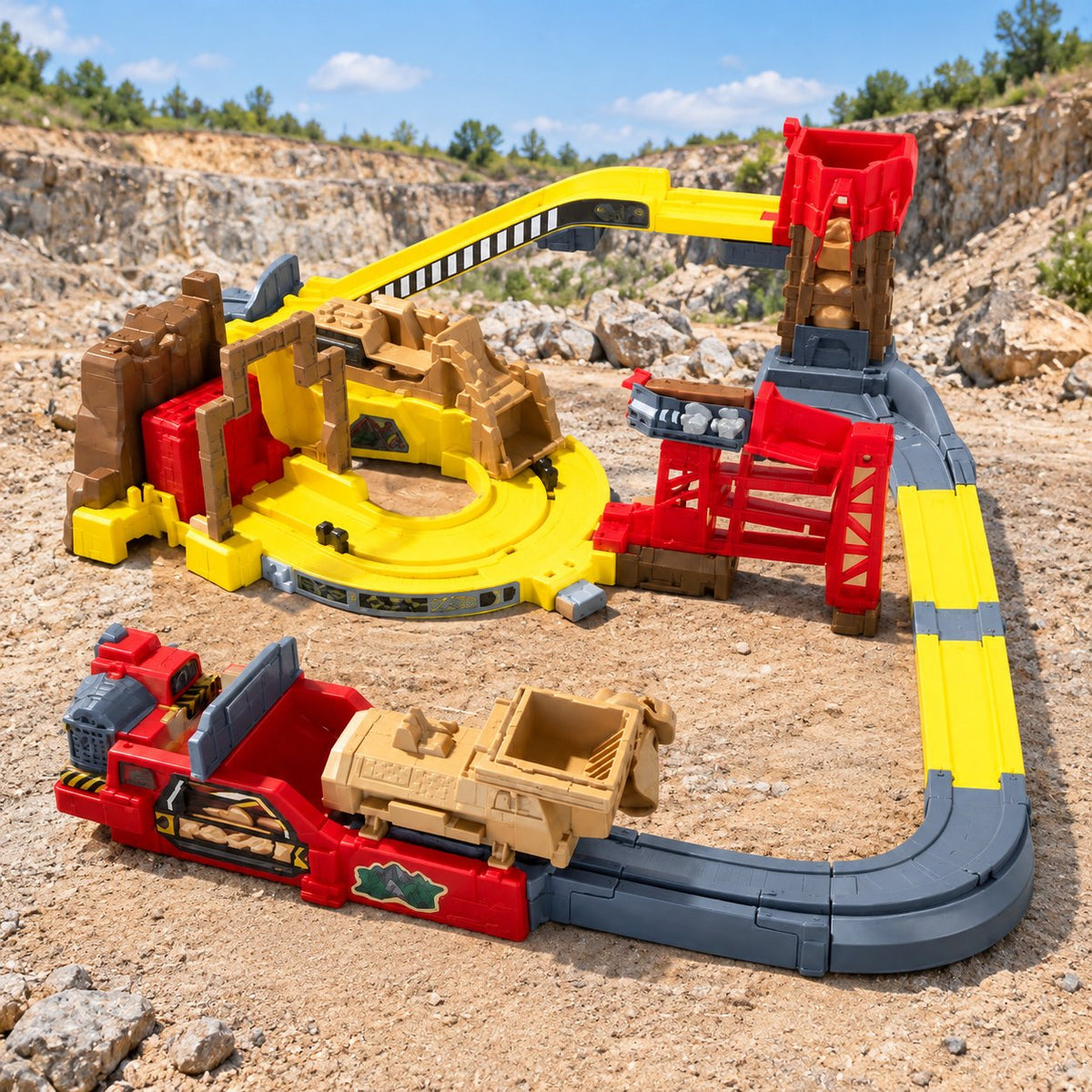 situation — Circuito Eléctrico de Obras – Tren de la Cantera Interactivo