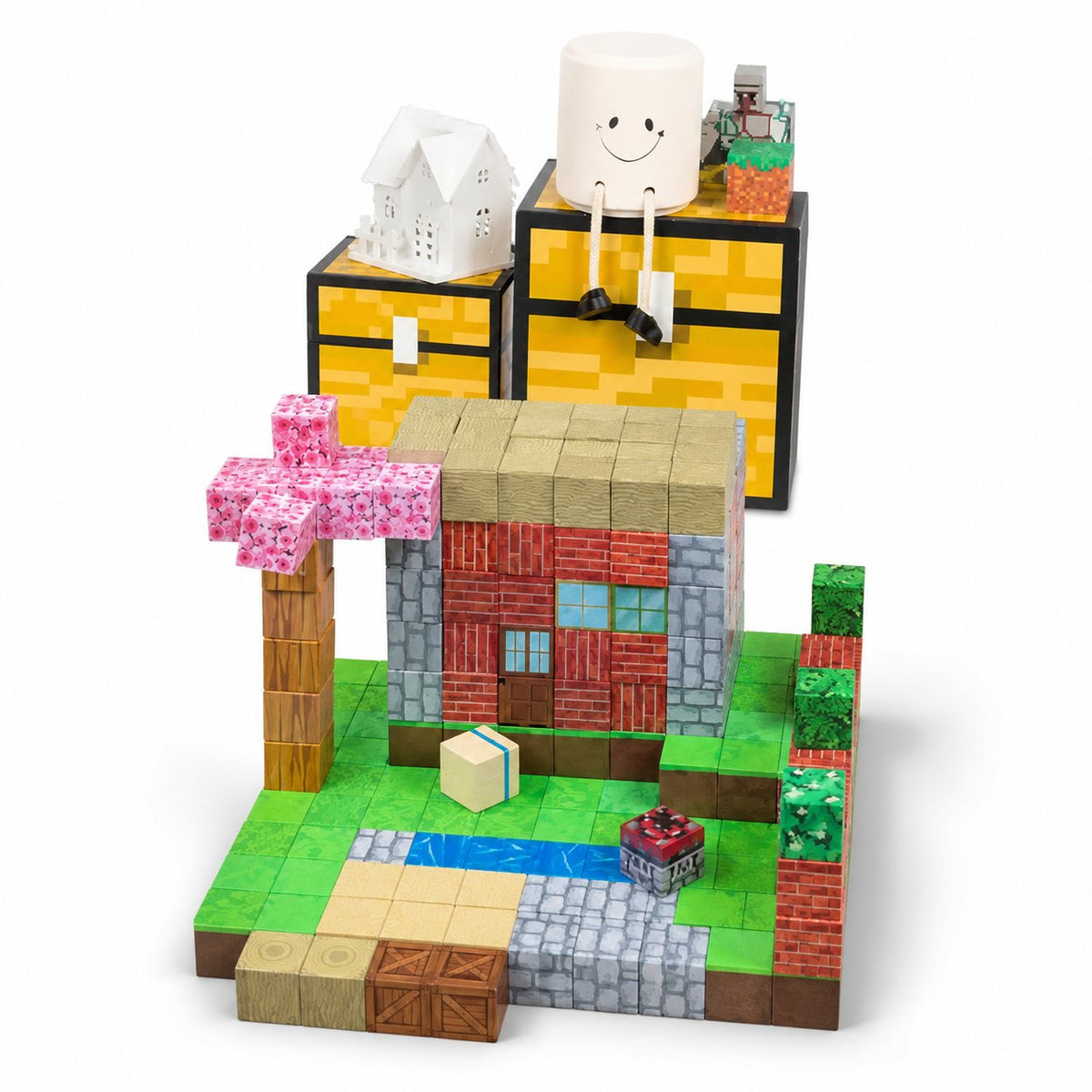 packshot — Bloques Magnéticos Pixelados – Construye tu mundo (100 piezas)