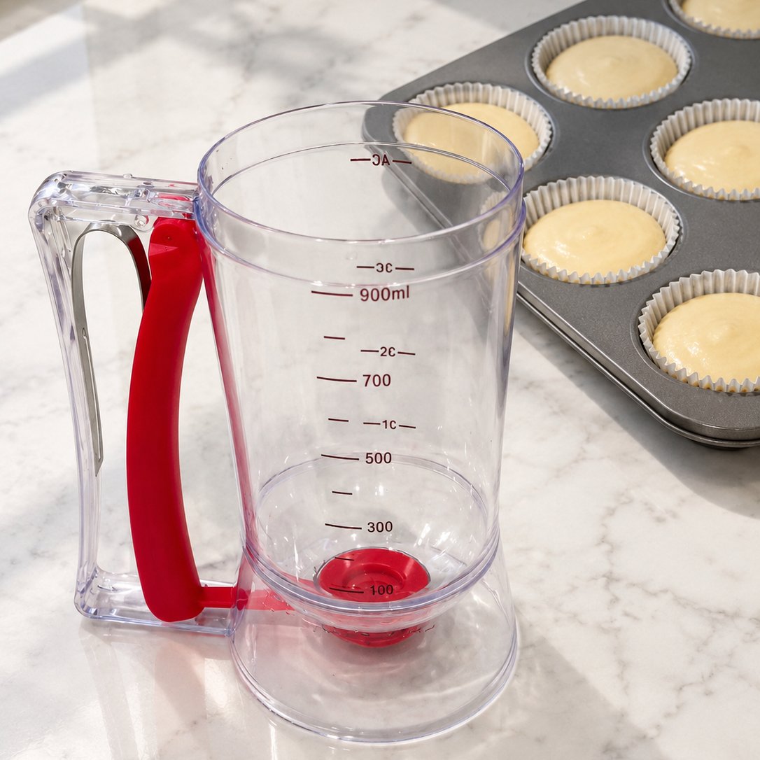 situation — Dispensador de Masa 900 ml – Tortitas, Cupcakes y Gofres sin Goteos