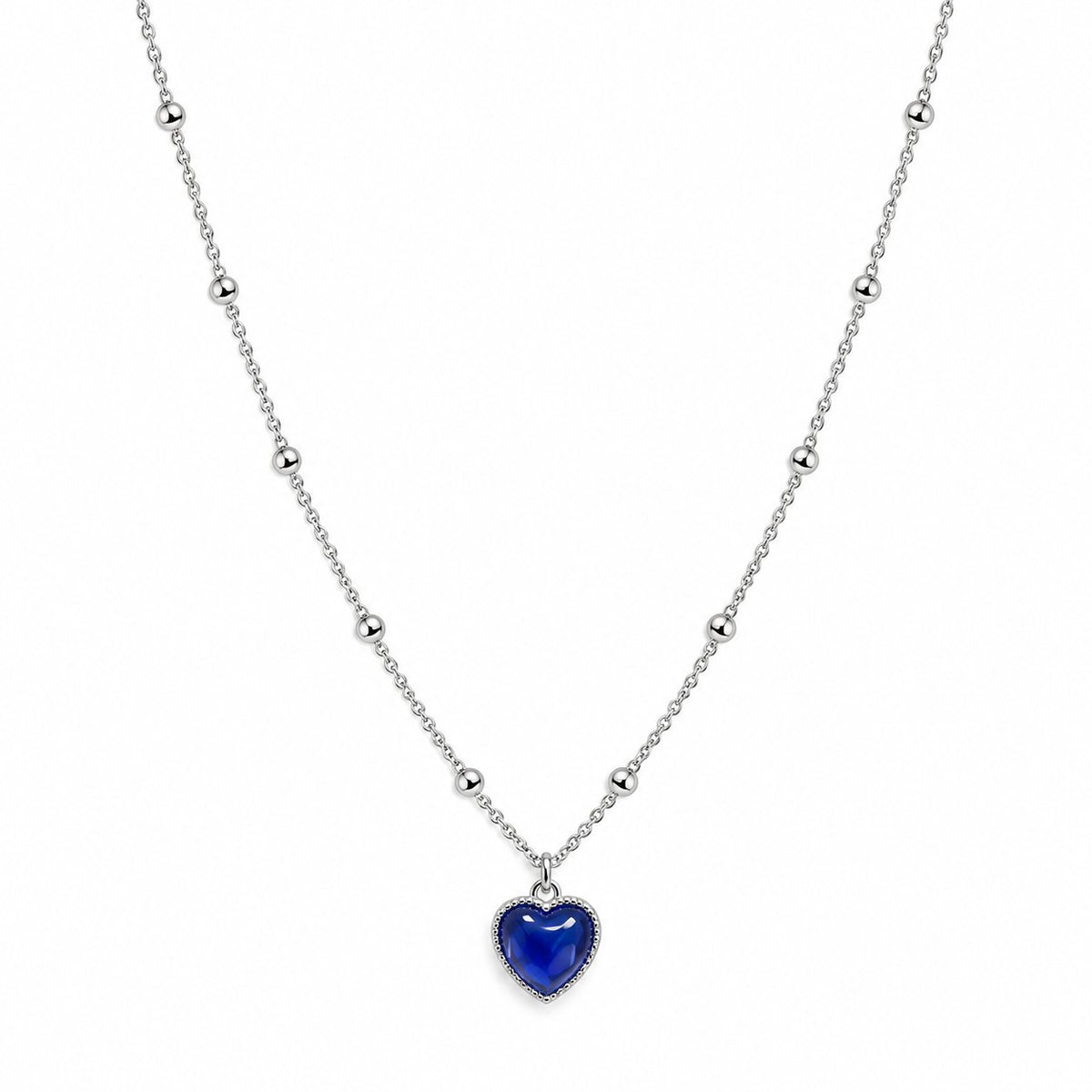 packshot — Collar Corazón que Cambia de Color – Gargantilla con Colgante Sensible al Calor
