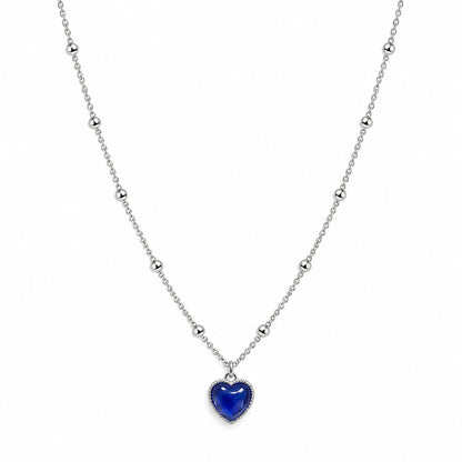packshot — Collar Corazón que Cambia de Color – Gargantilla con Colgante Sensible al Calor