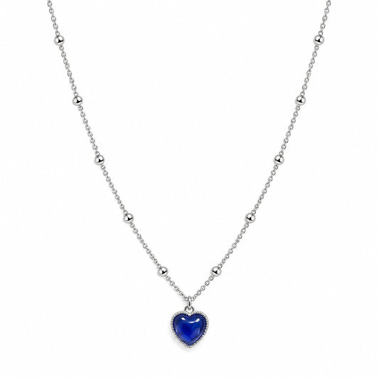 packshot — Collar Corazón que Cambia de Color – Gargantilla con Colgante Sensible al Calor