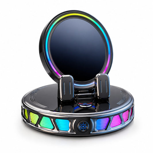 packshot — LumiGrip™ – Soporte de Móvil para Coche con Cierre Automático, Carga Inalámbrica 15 W y Luz RGB