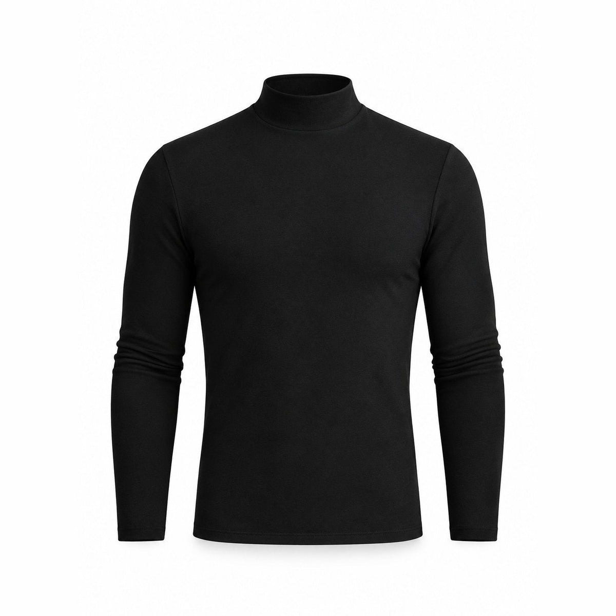 packshot — Camiseta de Cuello Alto para Hombre – Corte Entallado y Tejido Elástico