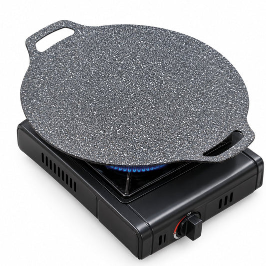 packshot — PlanchaLuna™ – Plancha Redonda Antiadherente de Granito para Fogón de Gas