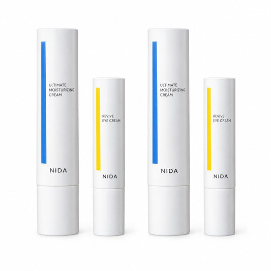 packshot — Dúo Antiedad LuminEyes™: Crema Reafirmante + Contorno de Ojos