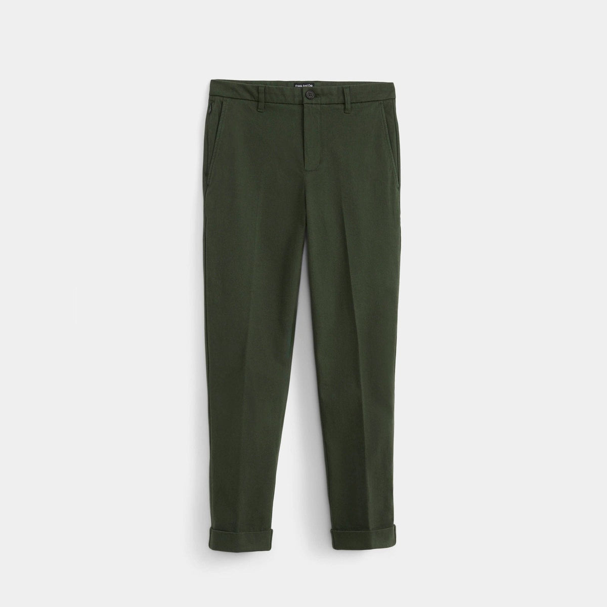 couleur Verde oscuro — Pantalón Chino Elástico para Hombre